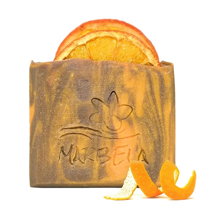 Marbela Cosmetics Handmade Soap - Orange Ginger - Soap Bar 3.5 oz
