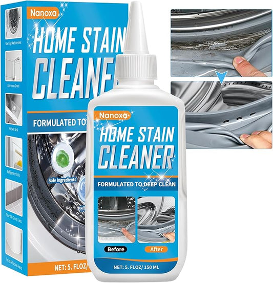 Household Stain Remover Gel, Effective Home Cleaner, Washing Machine Cleaner for Washing Machine Strips, Kitchen Sinks, Tiles, Grout, Bathroom, Refrigerator Strips