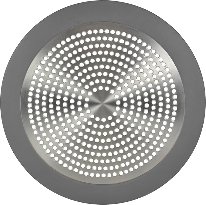 Danco 10895 Shower Drain Strainer, 5-3/4 inch, Brushed Nickel