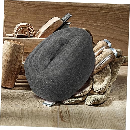 2 Rolls #0000 Steel Wool Pads Reusable Wire Wool for Cleaning Rust Removal Polishing Wood and Metal Surfaces