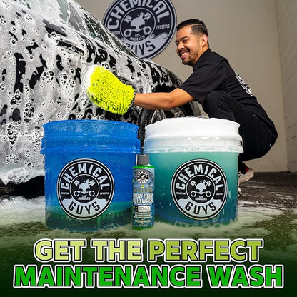 Chemical Guys Car Wash Soap for Foam Cannon or Bucket, Honeydew Snow Foam Car Wash Soap for Trucks, Motorcycles, RVs & More, Super Suds, Honeydew Scent - 64 oz (Half Gallon)