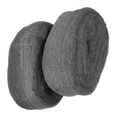 2 Rolls #0000 Steel Wool Pads Reusable Wire Wool for Cleaning Rust Removal Polishing Wood and Metal Surfaces