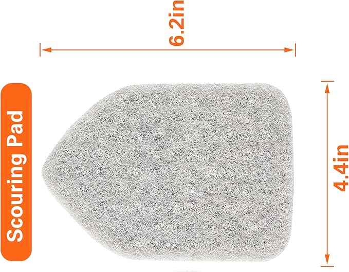CLEANHOME Scouring Pads 3 Pieces Suitable for Tub Tile Scrubber Brushes（ASIN:B09GF2LSZ8