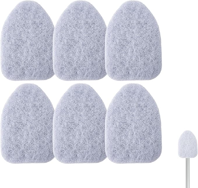 6 Pack Scrubber Refill Compatible with Scotch Brite Tub and Tile Scrubbers, Replacement Scrubber Refill Pads, Non-Scratch and Reusable Bathtub,for Cleaning Tub, Tile, Wall and Floor (Only Refills Pad)