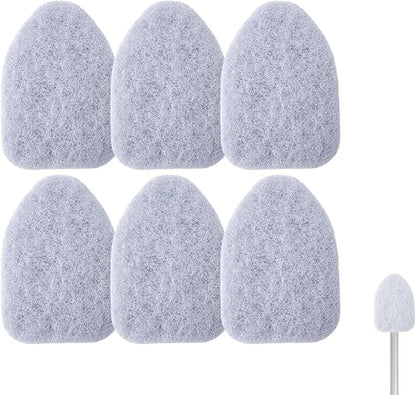 6 Pack Scrubber Refill Compatible with Scotch Brite Tub and Tile Scrubbers, Replacement Scrubber Refill Pads, Non-Scratch and Reusable Bathtub,for Cleaning Tub, Tile, Wall and Floor (Only Refills Pad)