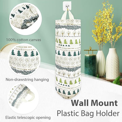 SYIPO Plastic Bag Holder, Reusable Grocery Bag Organizer, Wall Mount, Squirrel, 1 Pack, 15.7in x 9.8in