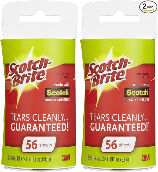 Scotch Lint Roller Refill - 56 sheets - 2 pk