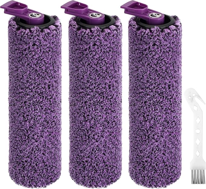 SD201 Brush Roller Shark Mop: Compatible with Shark Steam Pickup 3-in-1 Steam Mop SD200 SD201C SD201Q SD205 Models - Roll Brush 1 Cleaning Tool Replacement Parts Accessories Kit for Months 3 Pack