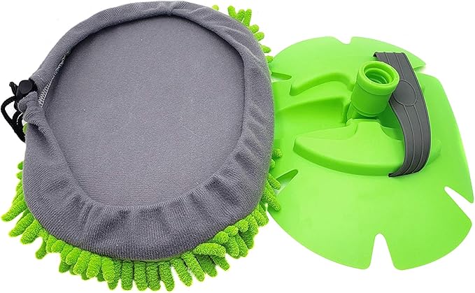 Sengo Car Wash Mop Head Replacement Soft Microfiber Cleaning Mop Head Water Flow-Through or Not for Cars Auto RV SUV Boat. Car Scruber Head