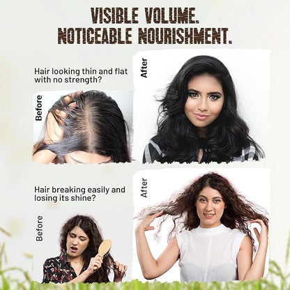 Herbishh Shampoo Bar for Hair Growth – Strengthening & Nourishing, Solid Soap for Thinning Hair, Paraben-Free & Sulfate-Free, 3.53 oz (Rice Water Shampoo, Pack of 1)