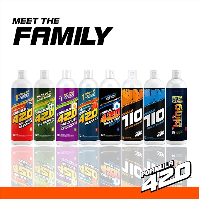 Formula 420 Cleaner - Glass, Metal and Ceramic - 12 Oz. Bottles. 2 Pack