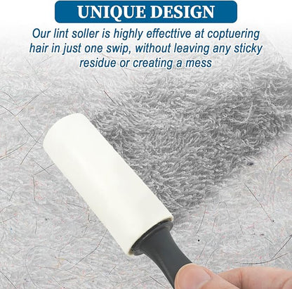 8Pcs Mini Lint Roller Travel Size, Mini Lint Roller for Purse, Portable Lint Rollers for Pet Clothes Travel Lint Bursh Rollers, Cat Hair Extra Sticky Clothes Removal Tool for Bags Furniture 5.9×1.1In