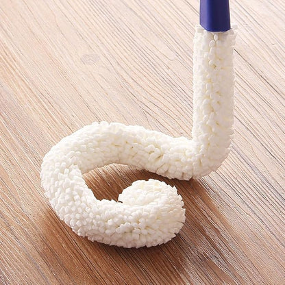 LJDJ Bottle Cleaning Brush - Set of 2 Flexible Bottle Scourer - Multi-Function Household Cleaning Tools for Cleaning of Wine Decanters, Goblets, Glasses, Cups