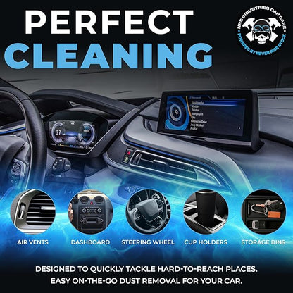 Grime Reaper Cleaning Gel | Clean Slime Putty | Auto Detailing | Car Interior Cleaner | Car Accessories | Electronic Products Keyboard Cleaner | Dust Remover