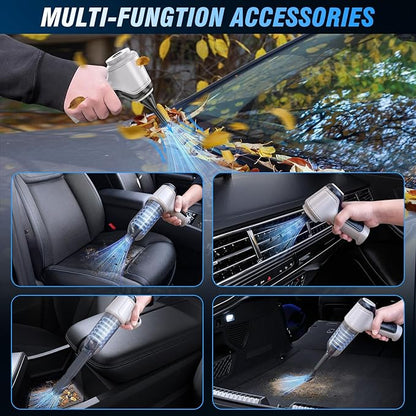 Car Vacuum Cleaner, 15000Pa Handheld Cordless Rechargeable Wet & Dry Vacuum, 120W High Power for Car, Pet, Home, Office Cleaning, Washable HEPA Filter, Multi-Nozzles 01