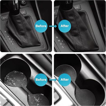 FiveJoy 4Pack Car Cleaning Gel, Car Gel for Cleaning for Interior, Reusable & Durable Detailing Tools, Dust Cleaner Gel for Keyboard Vent Cleaner Pink Slime Goop (640g/22.4oz)