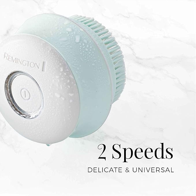 Remington Reveal Rechargeable Rotating Electronic Body Brush with 2 speeds and adjustable handle (BB1000B)