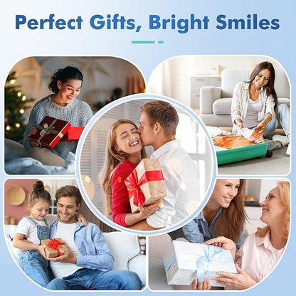 Pink Electric Toothbrush with 8 Brush Heads, Sonic Toothbrush with Fast Charge 4 Hours Last 60 Days, 2-Min & 30s Smart Timer, IPX7 Waterproof(Pink)