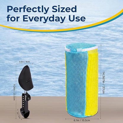 Shoe Washing Machine Bag, 2 Pcs Cylindrical Laundry Shoe Bag for Washer and Dryer with Adjustable Shoe Trees, 360 Deep Cleaning Sneaker Washing Bag with Zipper, Fits All Shoe Types and Sizes, Yellow