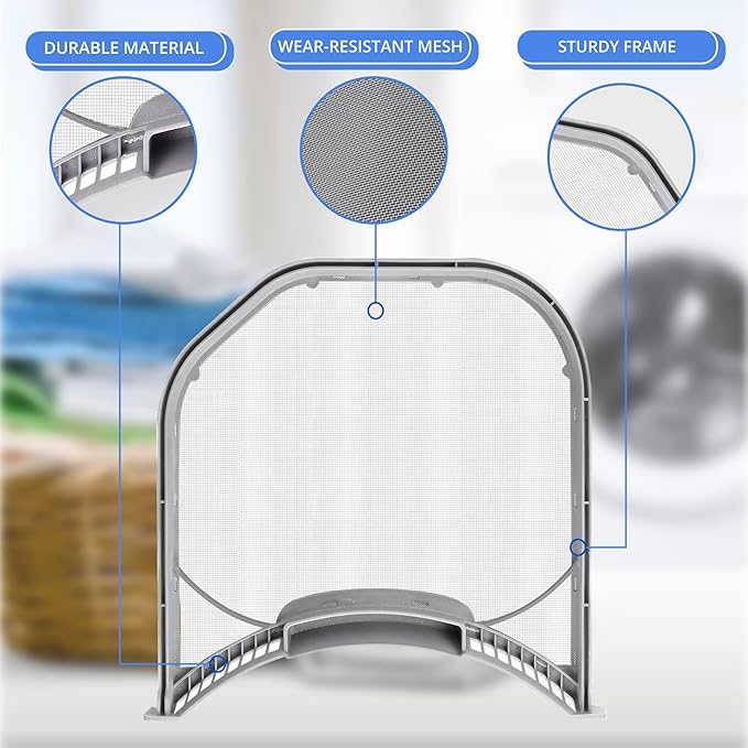 ADQ56656401 Dryer Lint Filter Replacement for LG Dryers – Compatible with DLE3400W, DLE3170W, DLEX3250W, DLEX3370W, DLGX3371V DLEX3875V, DLEX3875W, DLG3051W, DLG3171W