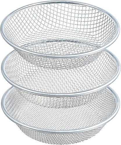 3PCS Soil Sifter for Gardening, Rock Sifter for 5 Gallon Bucket,Compost Sifter Dirt Sifter,Captures Dirt Rocks Sawdust
