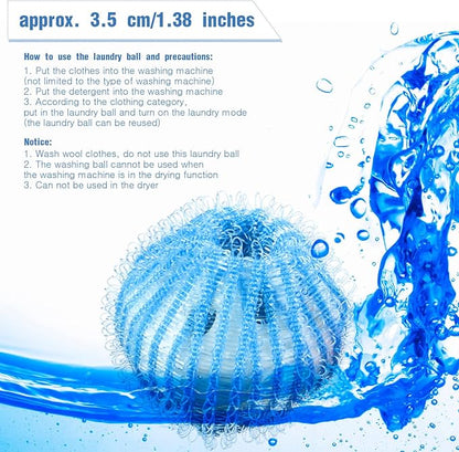 Blulu 12 Pieces Pet Hair Remover for Laundry Dryer Balls Reusable Washing Machine Hair Catcher Pet Dog Cat Catcher Lint Remover (Gray Blue Color)