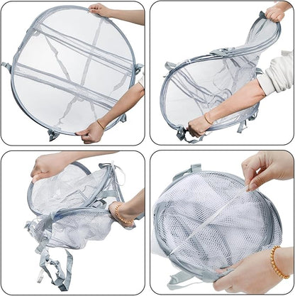 Jucoan 3 Pack Sweater Drying Rack Flat Mesh Foldable 3 Tier Laundry Clothes Drying Rack for Sweaters Delicates Dolls T-Shirt Swimsuit Sweater Underwear