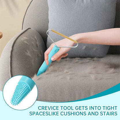 3-Pack Pet Hair Removal Tool,Dog Cat Hair Remover,Lint Shaver Cleaner Pro,Fur Removal Tool,Portable Carpet Scraper,Carpet Rake,Pet Hair Brush for Carpet,Clothes,Car Mats,Couch,Pet Bed,Furniture