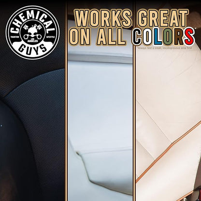 Chemical Guys Leather Cleaner and Conditioner Kit - 2 Bottles (4 oz Each), Car Cleaner and Conditioner, Safely Cleans & Conditions Leather Car Interiors, Furniture, Shoes, Boots, Bags, Apparel & More
