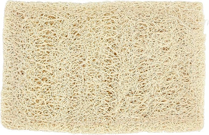 Full Circle 100% Plant-Based Loofah Sponges – Pack of 2 – Plastic-Free, Natural Sponge, No Microplastics, Safe for Nonstick Cookware.