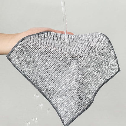 HIC Kitchen Multi-Use Non-Scratch Wire Cleaning Cloths, Set of 6