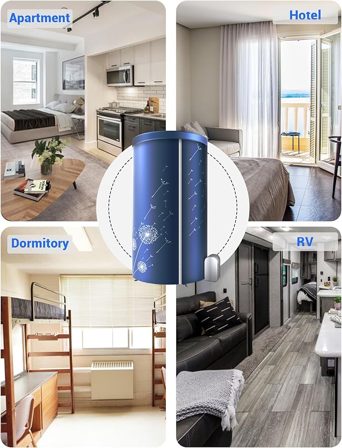 Portable Dryer, 46Inch-1000W Portable Clothes Dryer for Apartments, Portable Dryers Machine with Storage Bag, Mini Clothes Dryers for Travel, Home, RVs