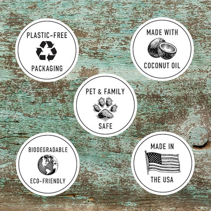 Project Sudz Solid Dish Soap | Plastic-Free Eco-Friendly Dishwashing Block | Made with Coconut Oil | 4 oz Reusable Tin | Zero Waste, Long-Lasting, Non-Toxic Grease Cutter
