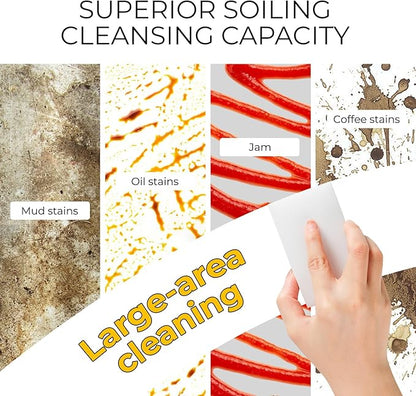 (100 Pack 3.9"x2.3"x0.8") Melamine Sponges Magic Cleaning Sponges in Bulk Eraser Sponges for Kitchen Bathroom Cleaning Supplies for Stains and Dirt