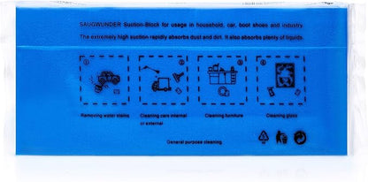 Cleaning Sponge Super Absorbent Water Durable ^~ You Know 17.5×7.5×3.5 cm[6.9 x 3 x 1.38 inches] Use for Household Clean Cars/Boats The dust and Dirt on Furnitures,Bathtubs&etc. (Blue)