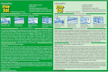 CloroxPro Pine-Sol Multi-Surface Cleaner, Original Pine, 144 Fluid Ounces (Package May Vary)