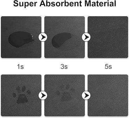 Kitchen Sink Splash Guard Faucet Mat -1 PC Super Absorbent Fast Drying Mat Sink Gadgets-Splash Guard Behind Faucet Drip Catcher for Kitchen, Bathroom,Sink Mat, Dish Drying Mat, Bathroom(15" X 5.5" )