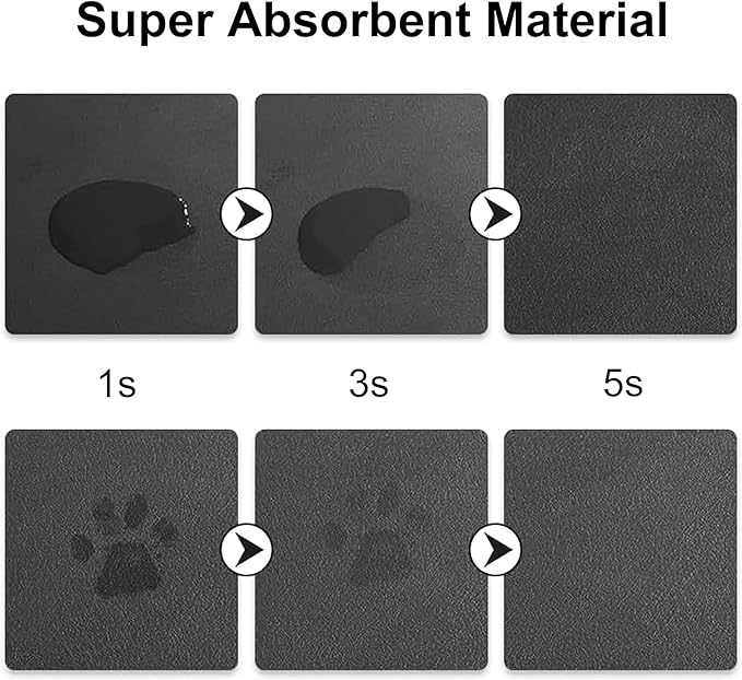 Kitchen Sink Splash Guard Faucet Mat - Super Absorbent Fast Drying Mat, Christmas Tree Pattern, 23.5" x 5.5" Microfiber Diatomite, Dish Drying Mat, 1 PC