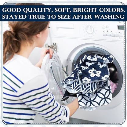 72 Pcs Japanese Reusable Cleaning Cloths Washable Cotton Kitchen Dish Towels for Home Paperless Reusable Cloth Cotton Napkins for Kitchen Bathroom Decoration, 9.84 x 11.81 Inches