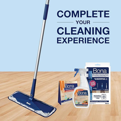 Bona® Hardwood Floor Cleaner Spray - 32 fl oz - Cedar Wood - Includes Filled Bottle + Concentrate Refill for Hardwood Floor Cleaning