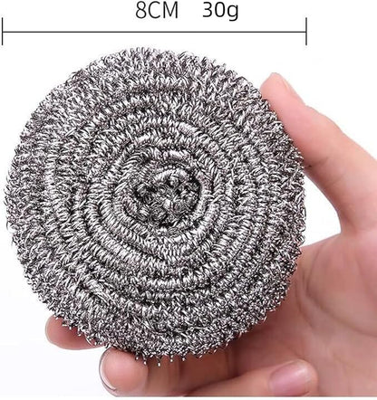 Stainless Steel Scouring Ball, Kitchen Cleaning Scrubber for Pots, Sinks and Bowls (12)