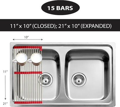 Total Rack Multifunctional Kitchen Rack, Expands 10in.–21in., Model# 73113