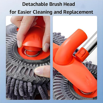Car Wash Brush with Long Handle - Microfiber Car Wash Mop Long Handle Car Cleaning Kit Brushes, Car Cleaning Kit Windshield Window Microfiber Car Duster for Cars