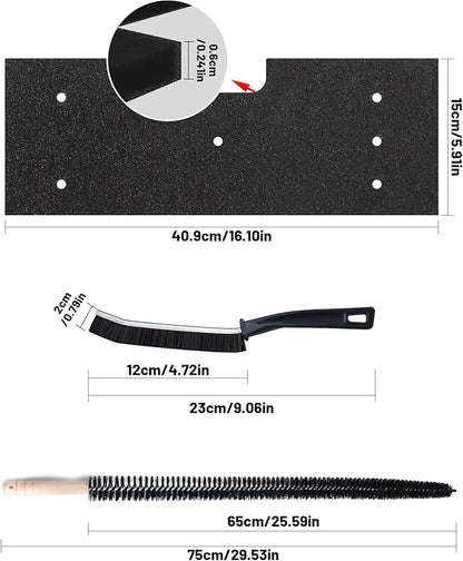 6 Pcs Cleaning Kit for GE Washer Dryer Combo,WH01X35719 Lint Filter replacement with dryer vent brush for Ge Washer Dryer Filter Sponge,Hand Washable and Reusable,Models: PFQ97HSPVDS