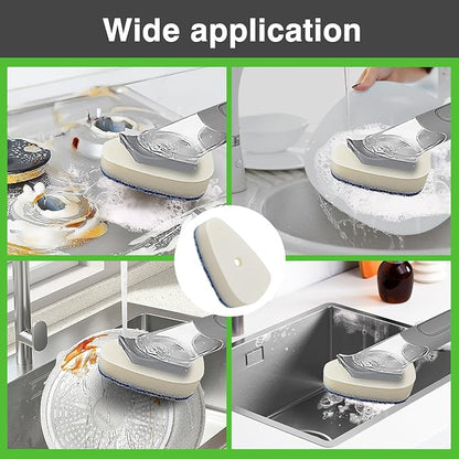 Non Scratch Sponge Refills Be Suitable for Scrub Daddy Dish Daddy. Pack of 10（Without Handle）