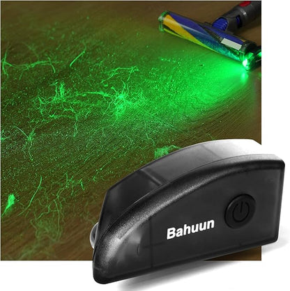 Vacuum Attachment Green Laser Light, Compatible with Dyson V8, V10, V11, V12, V15, Gen5 and All Vacuums, Deep Cleaning Supplies for Dog & Cat Owners, Reveal Hidden Dust on Hard Floor & Pet Hair(Black)