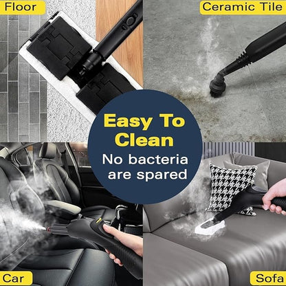 Steam Cleaner, Steam Cleaner For Home, Handheld Steamer For Cleaning With 21 Accessories, 248 °F High Temperature, Suitable for Grout, Floor. Sofas, Upholstery