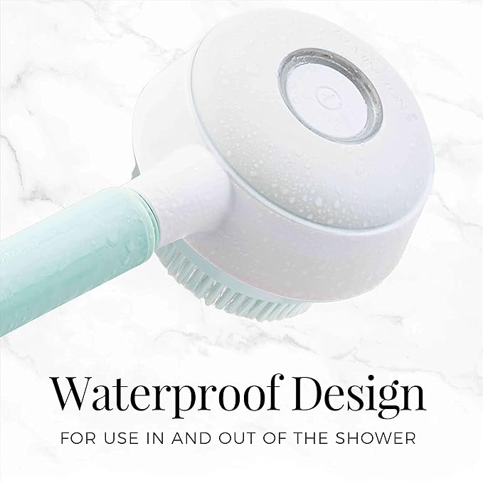 Remington Reveal Rechargeable Rotating Electronic Body Brush with 2 speeds and adjustable handle (BB1000B)
