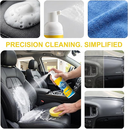 4-in-1 Multi-Enzyme Foam Cleaner, Multi Purpose Deep Cleaning Foam with Lemon Fresh Scent – Deep Clean for Car, Kitchen, Bathroom, Sofa 150ml (2)
