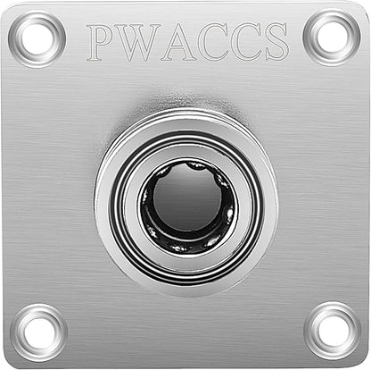 PWACCS Pressure Washer Foam Cannon Holder, 1/4" Quick Connect Automatic Foam Cannon Mount, Stainless Steel Pressure Washer Nozzle Tip Holder, Pressure Washer Accessories Storage Rack 4 Pack